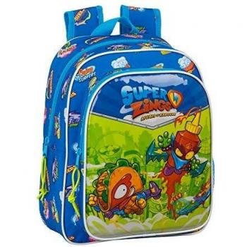 Safta Mochila Escolar Infantil de Superzings Serie 5, 270x100x330mm, Azul