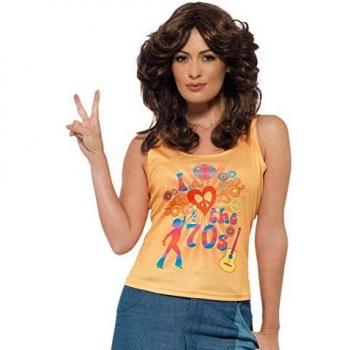 Smiffys I Love The 70s Top, señoras