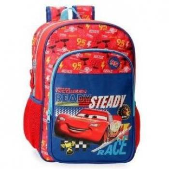 Mochila Cars Lets race 40 cm adaptable a carro