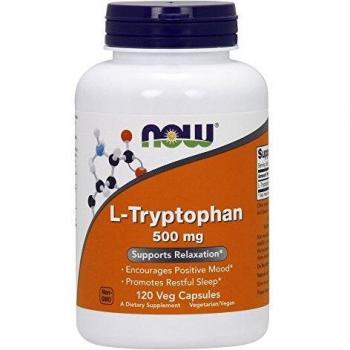 Now Foods L-Tryptophan 500mg - 120 Vegan Capsules