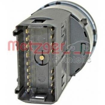 Interruptor principal METZGER 0916404 - Interruptor de luz, compatible con múltiples modelos de vehículos, fabricado en material duradero, fácil instalación, diseño compacto y eficiente para el control de la iluminación