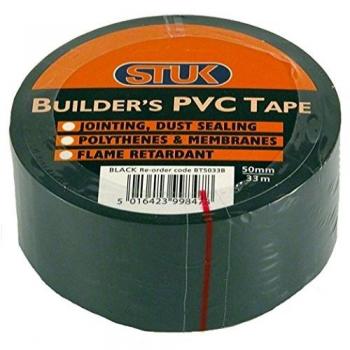 Stuk bt5033b (50 mm x 33 m cinta DPM Constructor (PVC, color negro