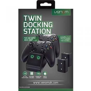 Venom - Twin Docking Station & Battery Packs Con Cubiertas
