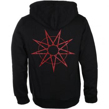Slipknot - 9 Point Star Hoodie - Zipper - Black - XXL - 80% Cotton, 20% Polyester