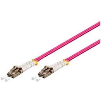 Cable de Fibra Óptica Microconnect OM4 7m LC/UPC Violetas