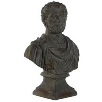 Figura Decorativa Busto Gris Home ESPRIT 36 x 16 x 46 cm