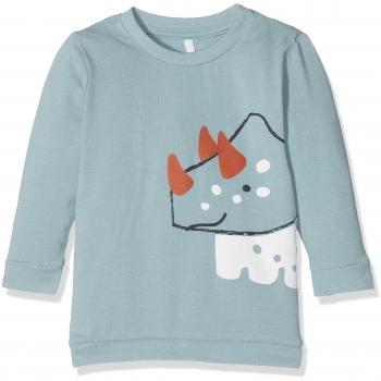 NAME IT Nitetdag Ls Top M Nb, Camisa Manga Larga para Bebés, Azul