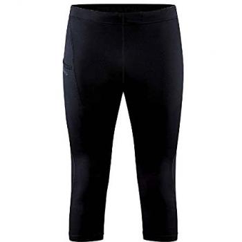 Craft ADV Essence Knickers 3/4 para hombre, color negro, talla XL, leggings de compresión