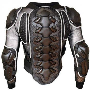 German Wear Chaqueta Protector para Moto, Negro, L