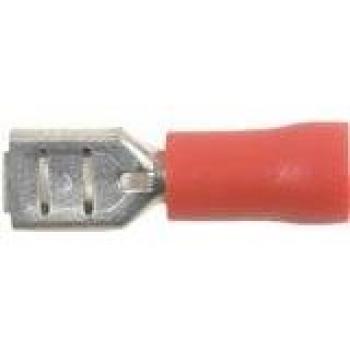 Conector de cable HELLA 8KW 705 392-003 - Rojo - Para secciones de 0.5mm² a 1.0mm² - Flachsteckhülse - Cantidad: 100