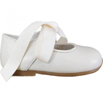 Zapatos de Niña CRIOS 43-14 MERCEDES CON LAZO Charol Beig