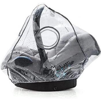 Protector de lluvia Grupo 0+ Zamboo compatible con Maxi cosi / Cybex / Römer - Burbuja de lluvia con ventana frontal, circulación del aire, apertura para el asa, sin PVC