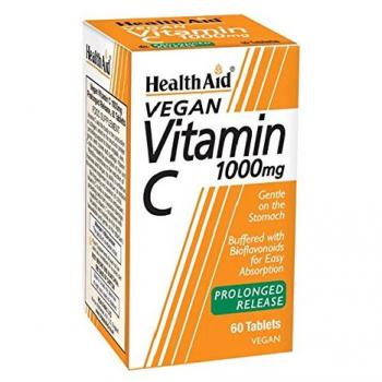 HealthAid Vitamin C 1000mg - Prolong Release - 60 Vegan Tablets
