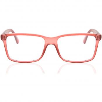 Gafas Recetadas Cuadrado Montuta Completa Plástico Borgoña para Hombre - Gafas Anti-Azules - SmartBuy Collection