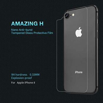 Nillkin - Protector Posterior de Cristal Templado NILLKIN 0.33mm - Dureza 9H - iPhone 8