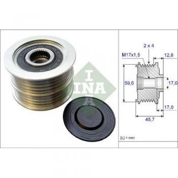 Rueda Libre de Alternador INA 535 0150 10 - Rodamiento de Generador con Alta Durabilidad