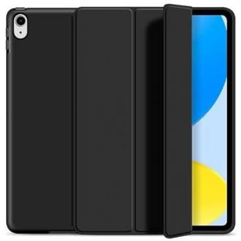 Funda Folio eSTUFF Denver para iPad 10.9 (10ª generación) - PU Negro con TPU suave, 2 modos de soporte
