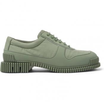 Camper K201572-003 Pix Green Leather Women's Lace-up Shoes