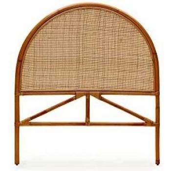 Cabecero redondo Quiterie de ratán natural 90 cm - Kave Home