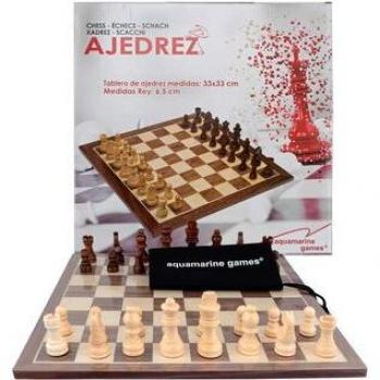 Juego de Ajedrez Aquamarine con Tablero y Piezas Mod. CP103111