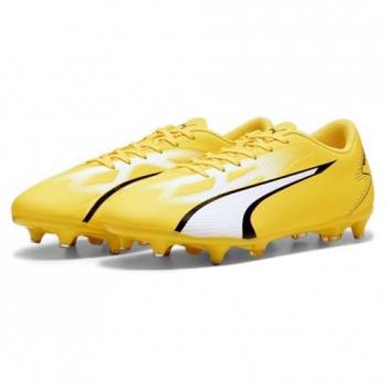 Puma Botas De Fútbol Ultra Play Mxsg Zapatillas Deportivas Unisex Adulto Yellow Blaze White Black 41 EU