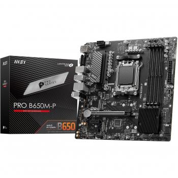 MSI PRO B650M-P AMD AM5 DDR5 Micro-ATX Motherboard