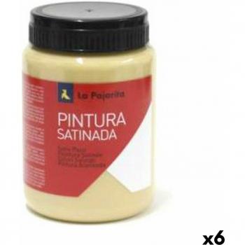 Témpera La Pajarita Siena L-04 6 Piezas Satinado Amarillo Escolar