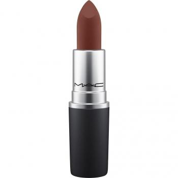 MAC Powder Kiss Lipstick Matte Hydrating Shade Turn to the Left 3g