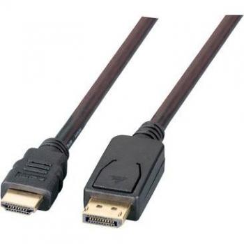 Cable DisplayPort a HDMI 4K 60Hz A-A de 3m, negro