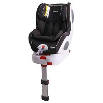 Mondial Safe Suecia 2 KS18 - Silla de bebé para automóvil, color negro con ribete blanco