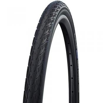 Schwalbe Delta Cruiser – Neumático de Bicicleta, Color Negro, tamaño 28 x 1.25 32-622, 0.8