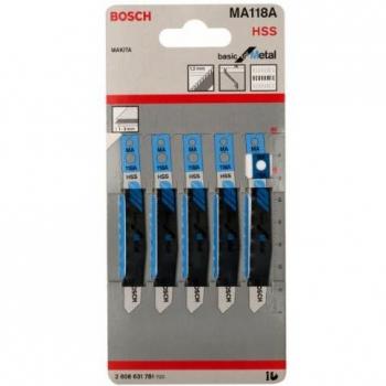 Bosch 2 608 631 781 - Hoja de sierra de calar MA 118 A - Basic for Metal