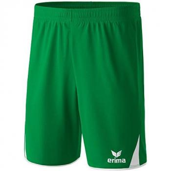 erima Classic 5 Cubos Pantalón Corto, Unisex niños, Smaragd/Blanco, XXS