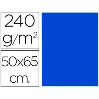 Liderpapel Cartulina 50X65 Cm 240 G/M2 Azul Zafiro