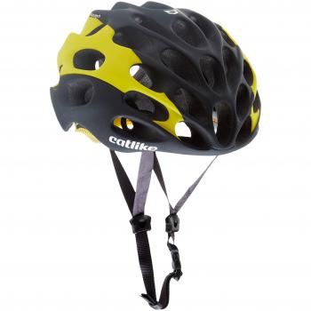 Catlike Mixino 2017 Casco de Ciclismo, Unisex Adulto, Negro/Amarillo