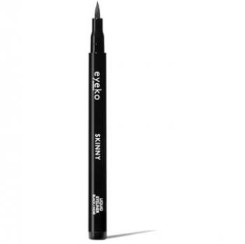 Vegan Long-Lasting Black Skinny Liquid Eyeliner with Laminaria Extract