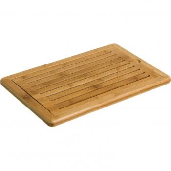 Tabla de cortar pan de bambú 38 x 24 x 2 cm