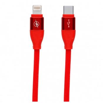 Cable USB-C a Lightning 1.5m - Rojo