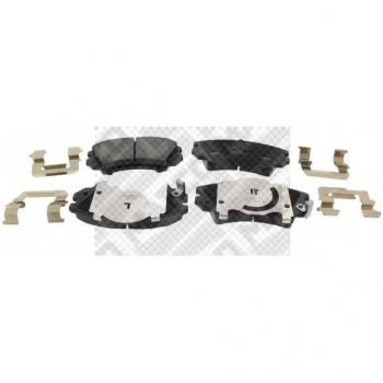 Pastillas de freno MAPCO 6859/1 - Juego de pastillas de freno, alta calidad, diseño optimizado para un rendimiento superior, reducción del ruido y vibraciones, fácil instalación, compatible con varios modelos de vehículos