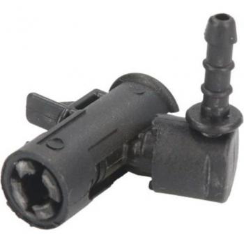 Caño rebosadero curvado ENGITECH ENT250269, adaptador, acople de manguera