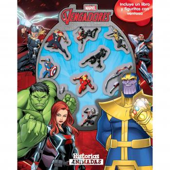 Vengadores Infinity War. Historias animadas: Incluye un libro y figuritas con ventosa - Marvel
