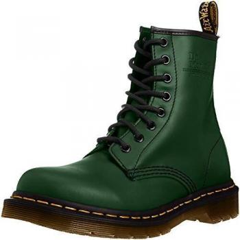 Dr. Martens 1460 Smooth Green Lace-Up Boots, Unisex, Size 37 EU