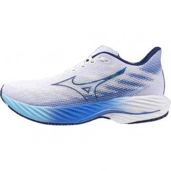 Mizuno Wave Rider 28 Zapatillas de Running para Hombre, Color Azul y Blanco, Talla 46 - EUR