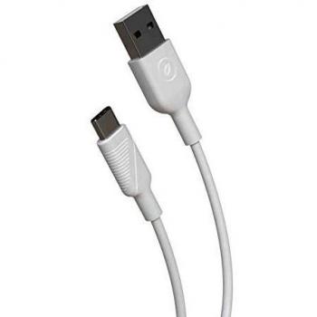 muvit for change Cable USB a Tipo C 3A 1.2m Blanco
