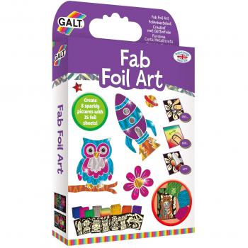 Galt Toys, Fab Foil Art, Craft Kit for Kids, Ages 6 Years Plus