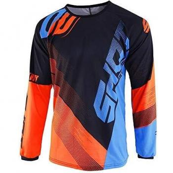 SHOT – Camiseta Kid Devo Ultimate, azul/naranja neón, talla 6/7