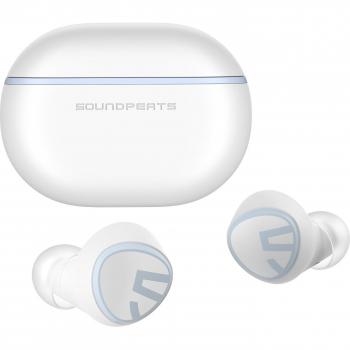 Auriculares Inalámbricos SoundPEATS Mini Bluetooth 5.2 con Cancelación de Ruido AI para Llamadas, Estéreo In-Ear