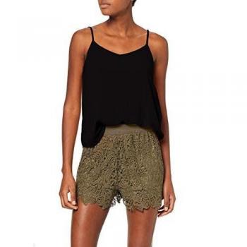 ONLY NOS Onlmoon SL Top Noos Wvn Camiseta sin Mangas, Negro Black, 42