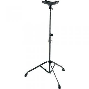 K&M 14951 Tuba Performer Stand, Adjustable Height 25.59-44.88, 22.4 lb Capacity, Black