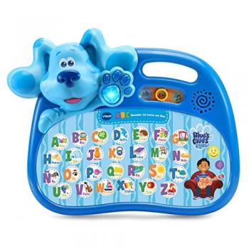Vtech Alfabeto Educativo Pistas De Blue, juguete educativo interactivo que enseña letras y palabras, incluye canciones y sonidos, diseñado para niños en edad preescolar, colorido y con personajes de la serie Blue's Cl